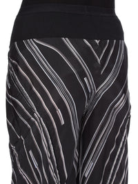 Pantalon à motif asymétrique - Black & Pearl