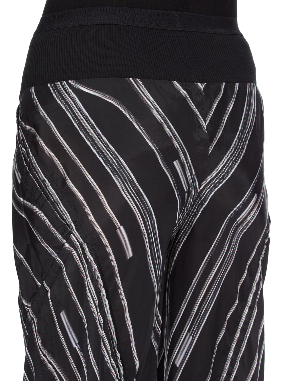Pantalon à motif asymétrique - Black & Pearl