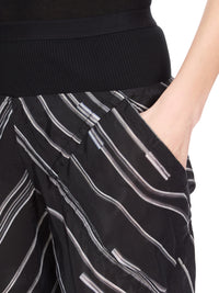 Pantalon à motif asymétrique - Black & Pearl