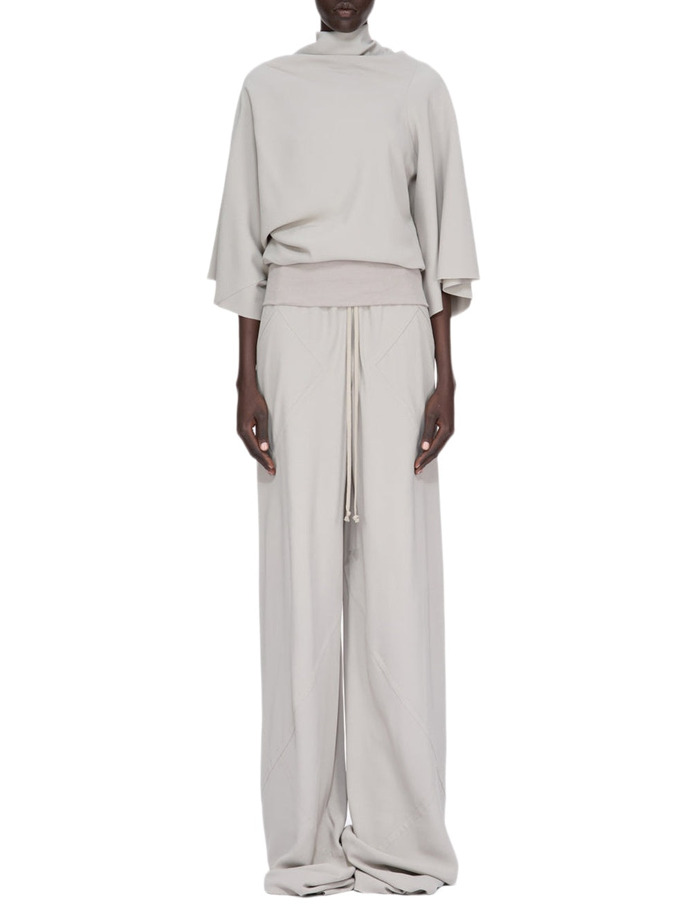 Pantalon Drawstring Bias - Pearl
