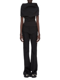 Pantalon bootcut Bolan en laine - Black