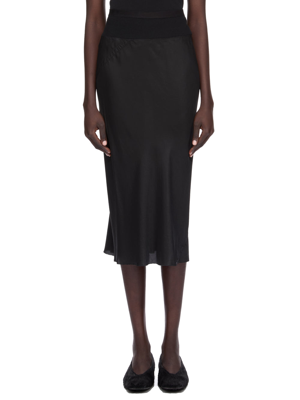 KNEE BIAS SKIRT