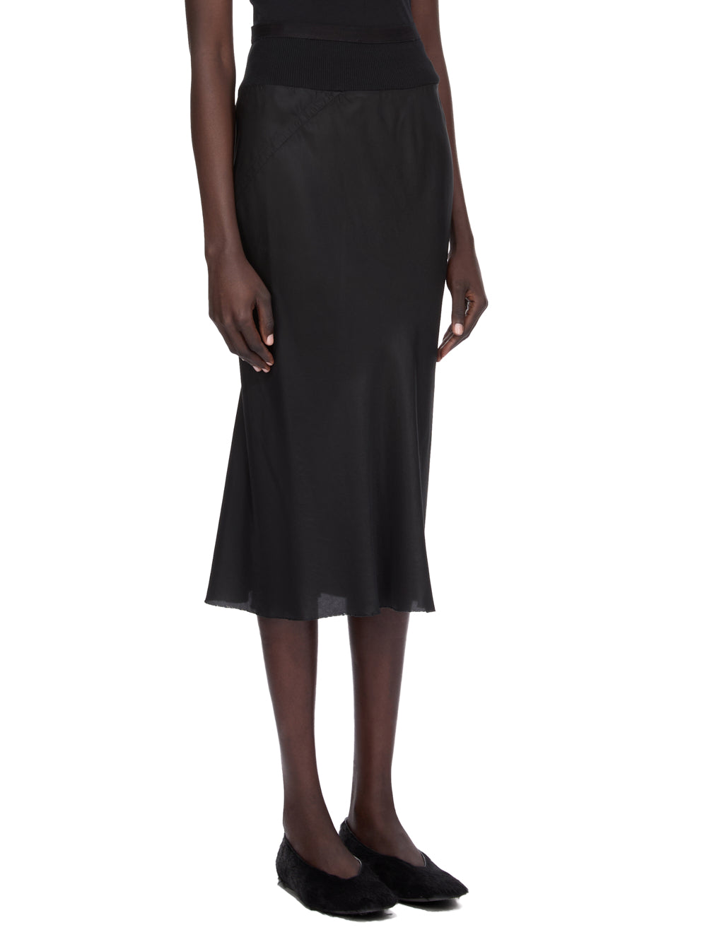 KNEE BIAS SKIRT