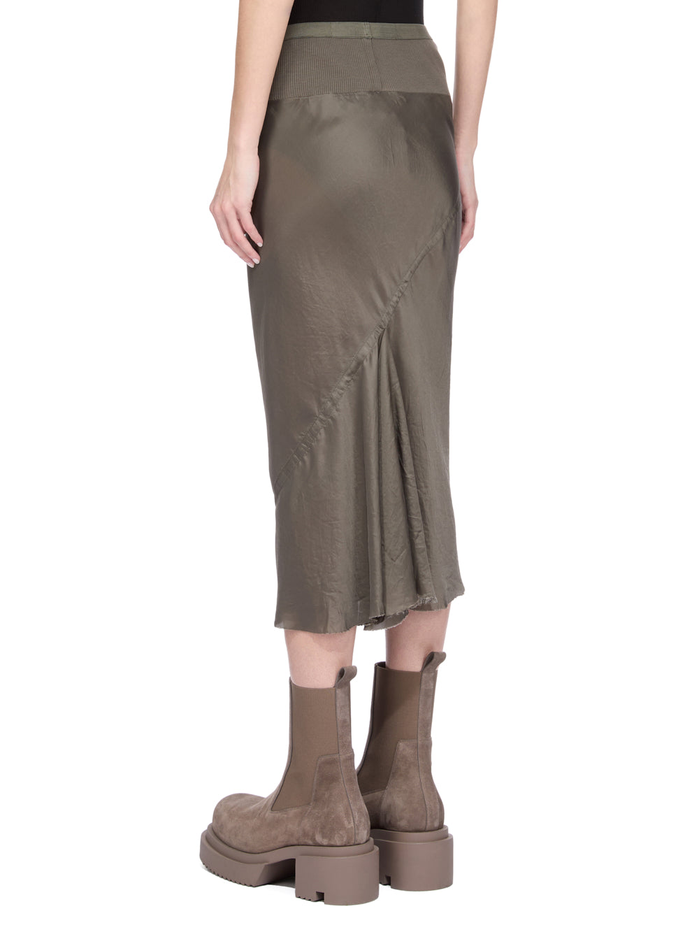 KNEE BIAS SKIRT