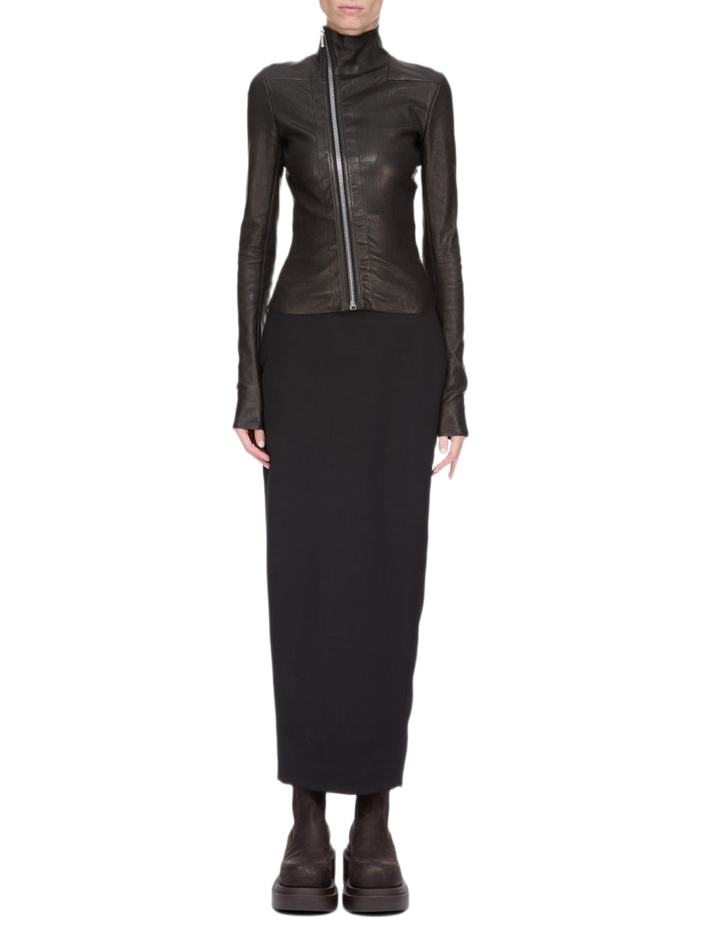 Jupe Dirt Pillar en laine - Black