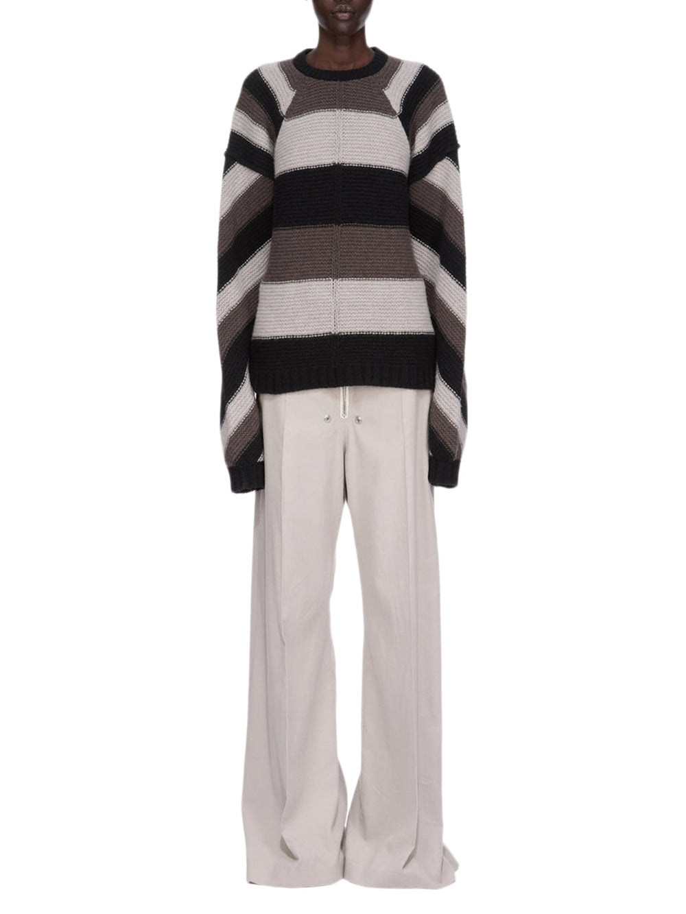 Belas wide-leg trousers - Pearl