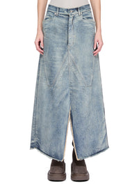 LONG SLIVERED SKIRT
