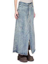 LONG SLIVERED SKIRT