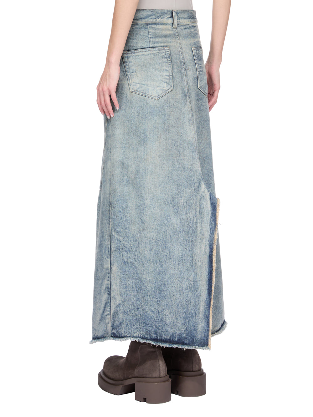 LONG SLIVERED SKIRT