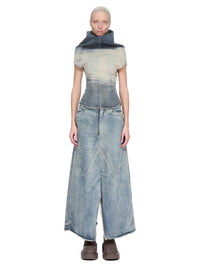LONG SLIVERED SKIRT