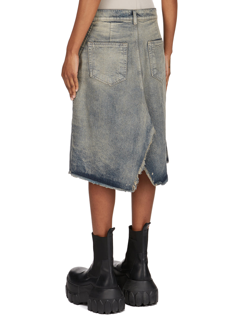 SLIVERED SKIRT