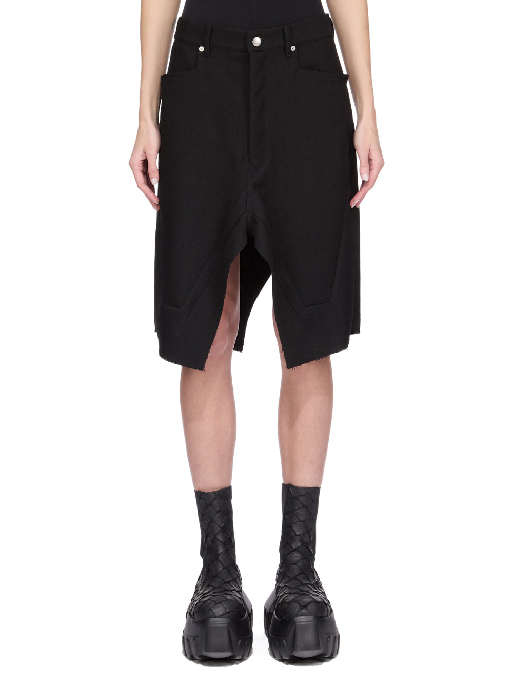 SLIVERED SKIRT