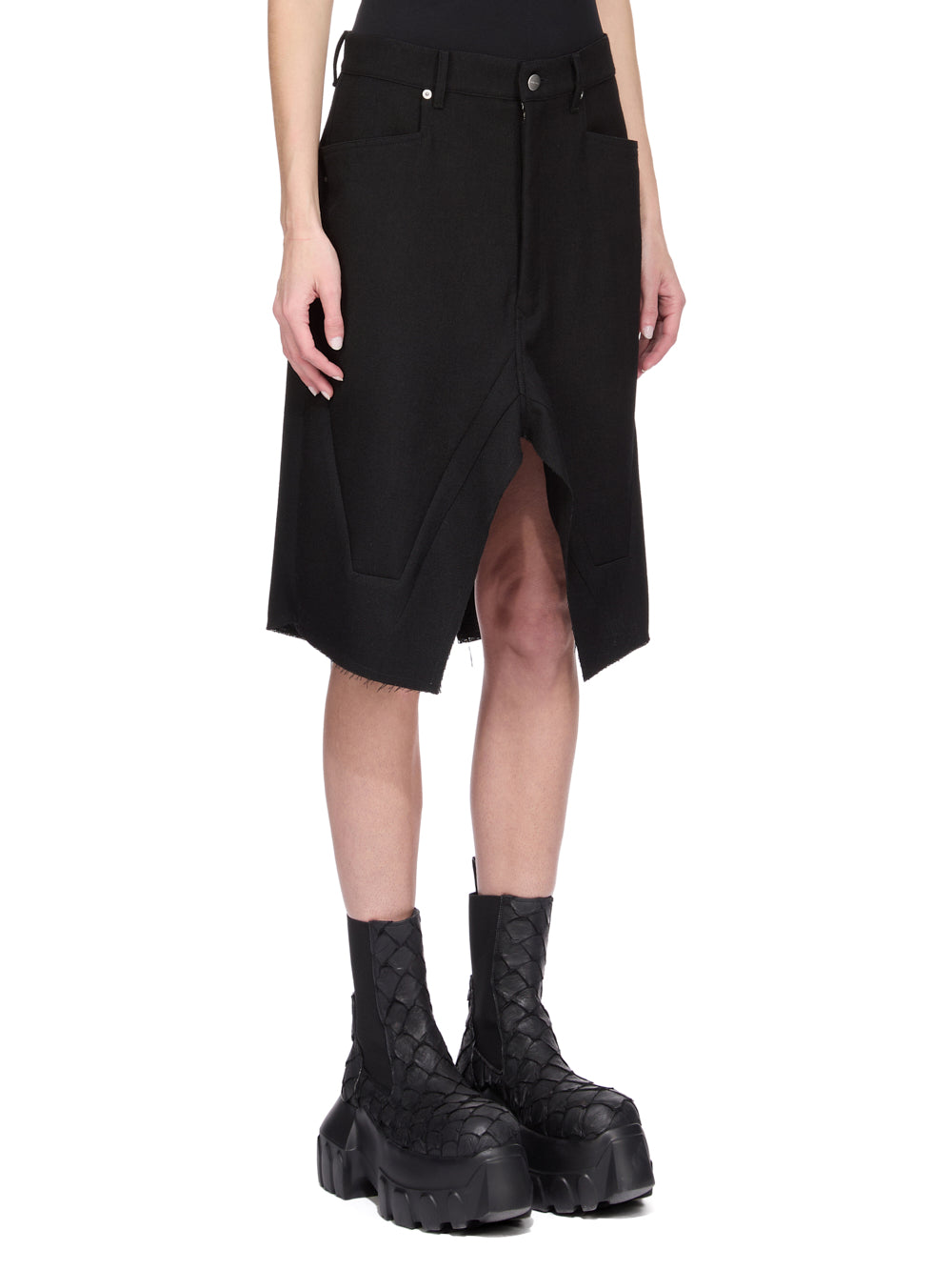 SLIVERED SKIRT