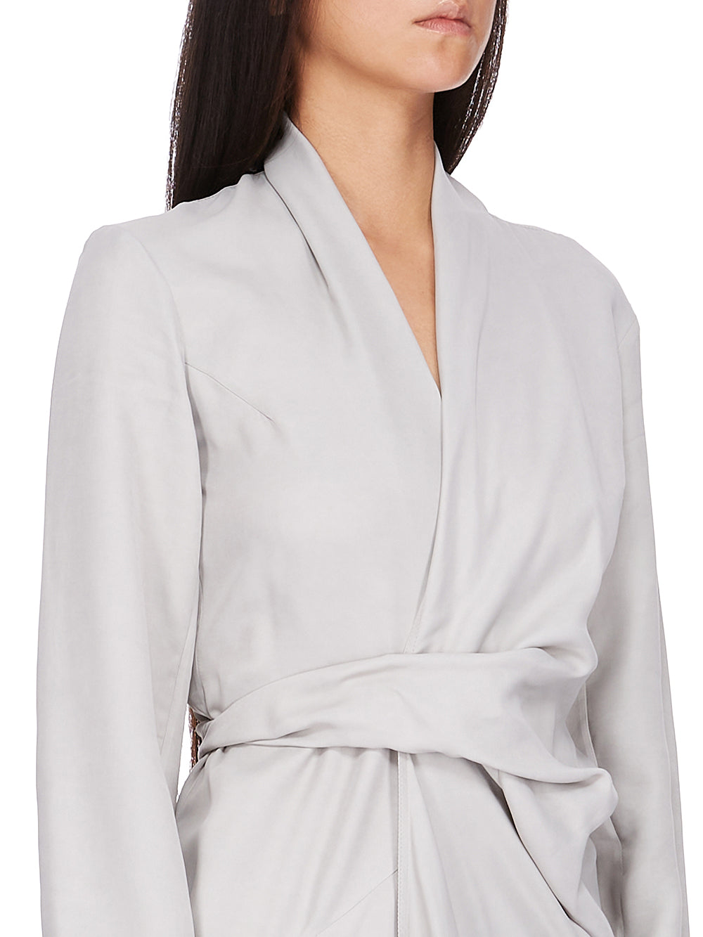 LONG WRAP GOWN