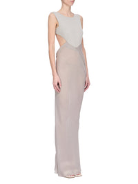 Robe longue dos ouvert - Pearl