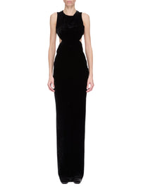 Robe longue dos ouvert - Black