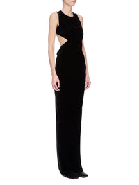 Robe longue dos ouvert - Black