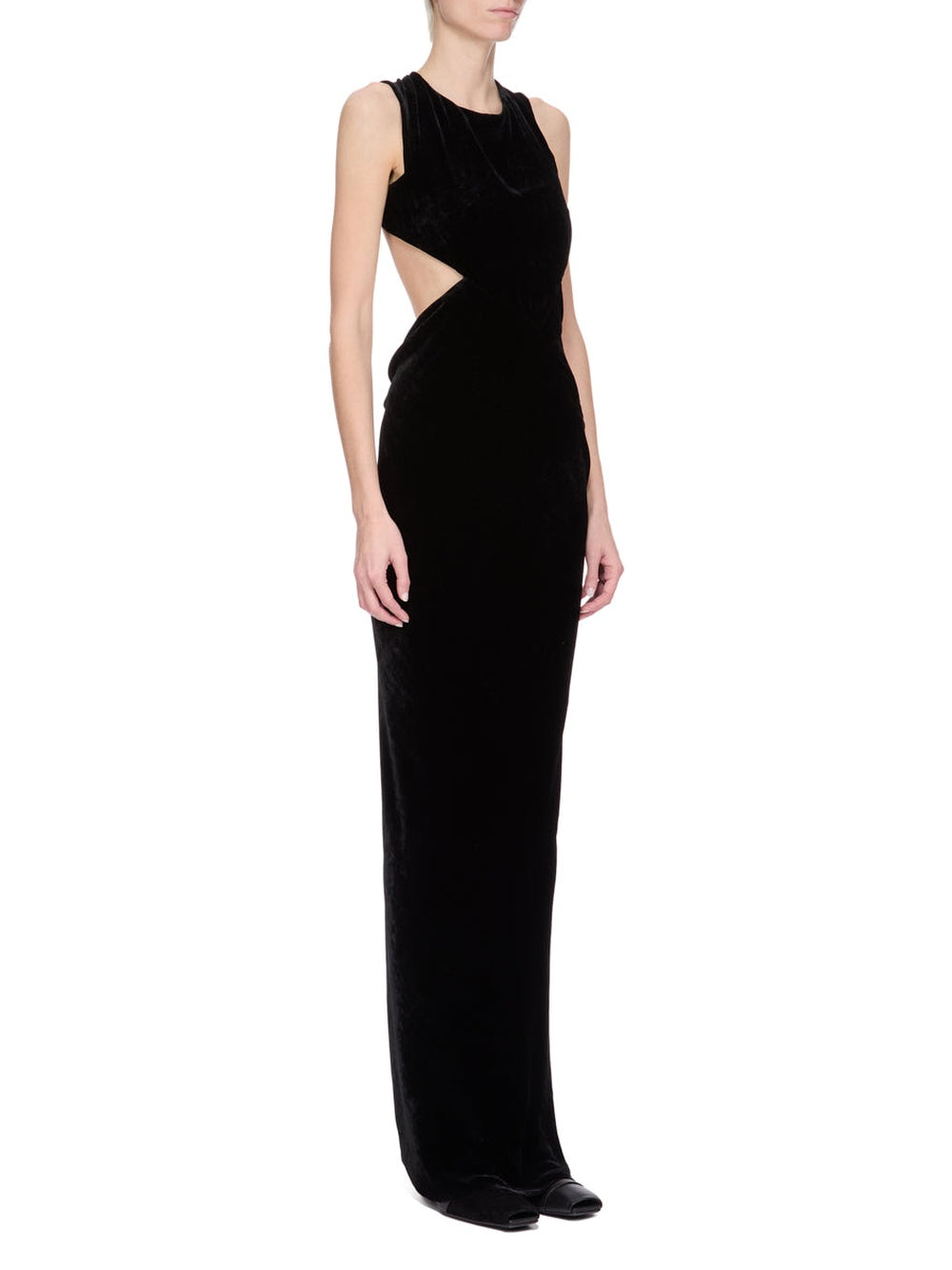 Robe longue dos ouvert - Black