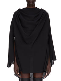 Claudette mini wool dress - Black