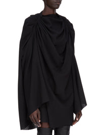 Claudette mini wool dress - Black