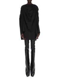 Claudette mini wool dress - Black