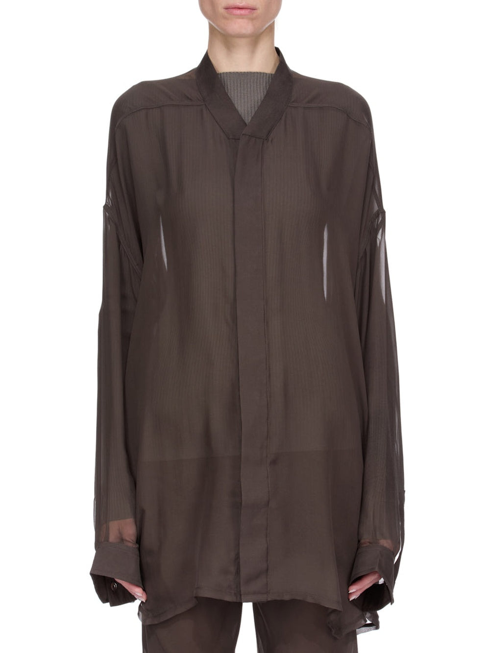 Jumbo Faun silk mini dress - Dark Dust