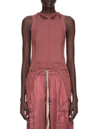 Top Slashed sans manches en laine - Rosewood