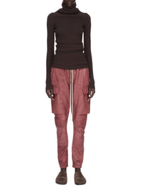 Long-sleeved knitted tube jumper - Brown