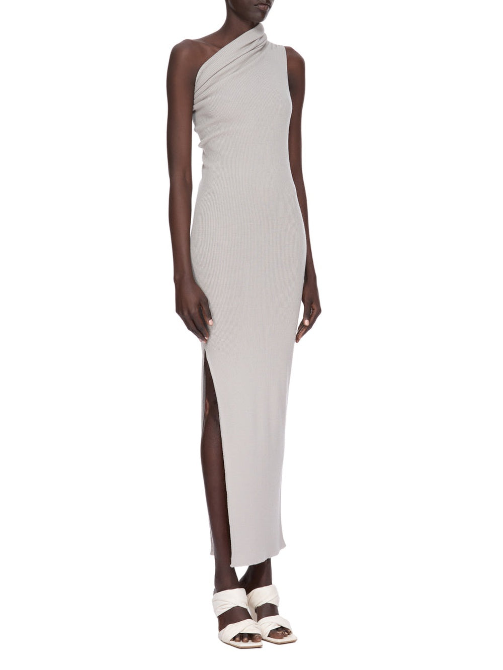 Athena wool dress - Pearl