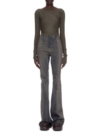 Cardigan Wrap court en laine - Bosco