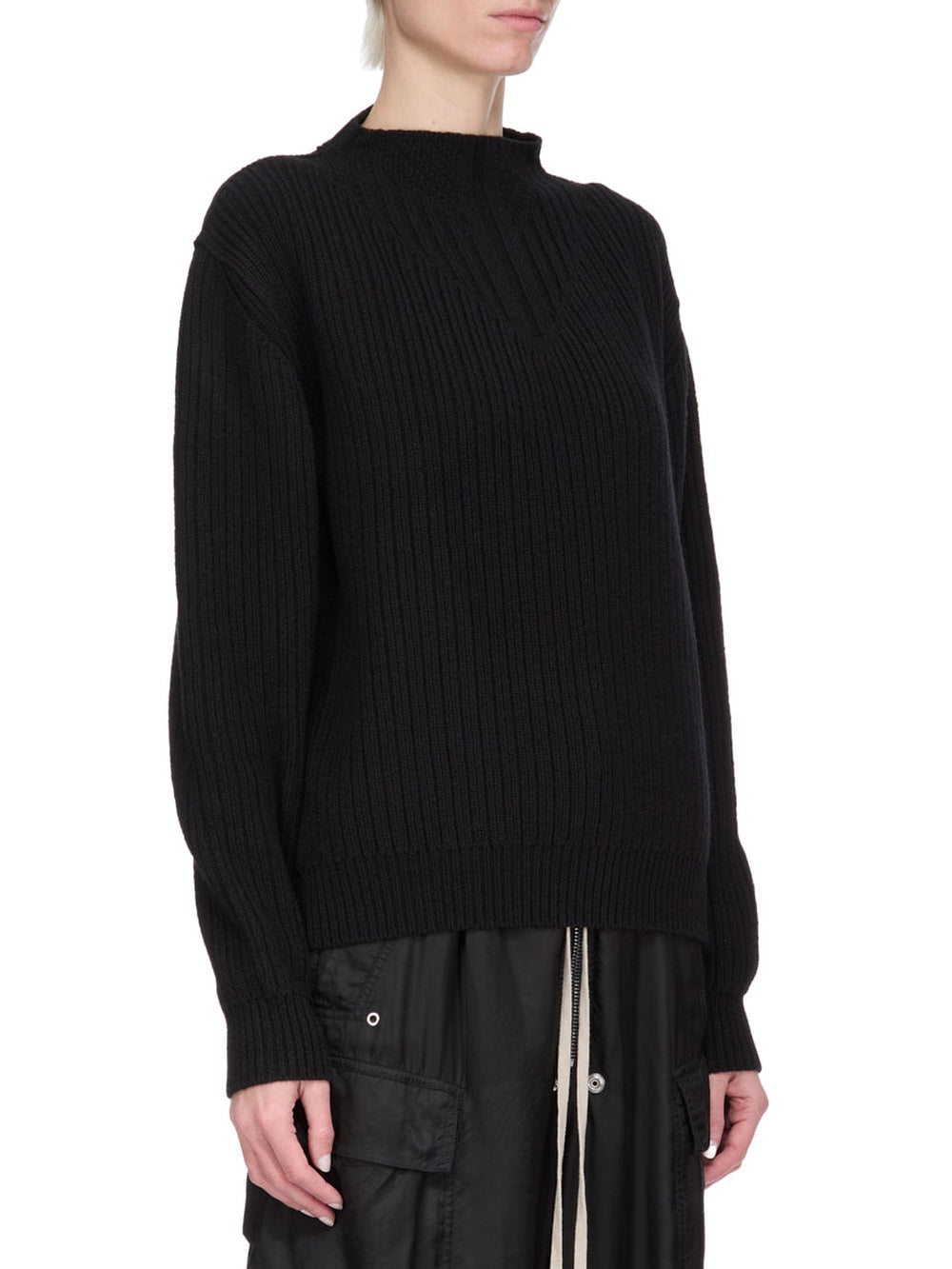 AL wool jumper - Black