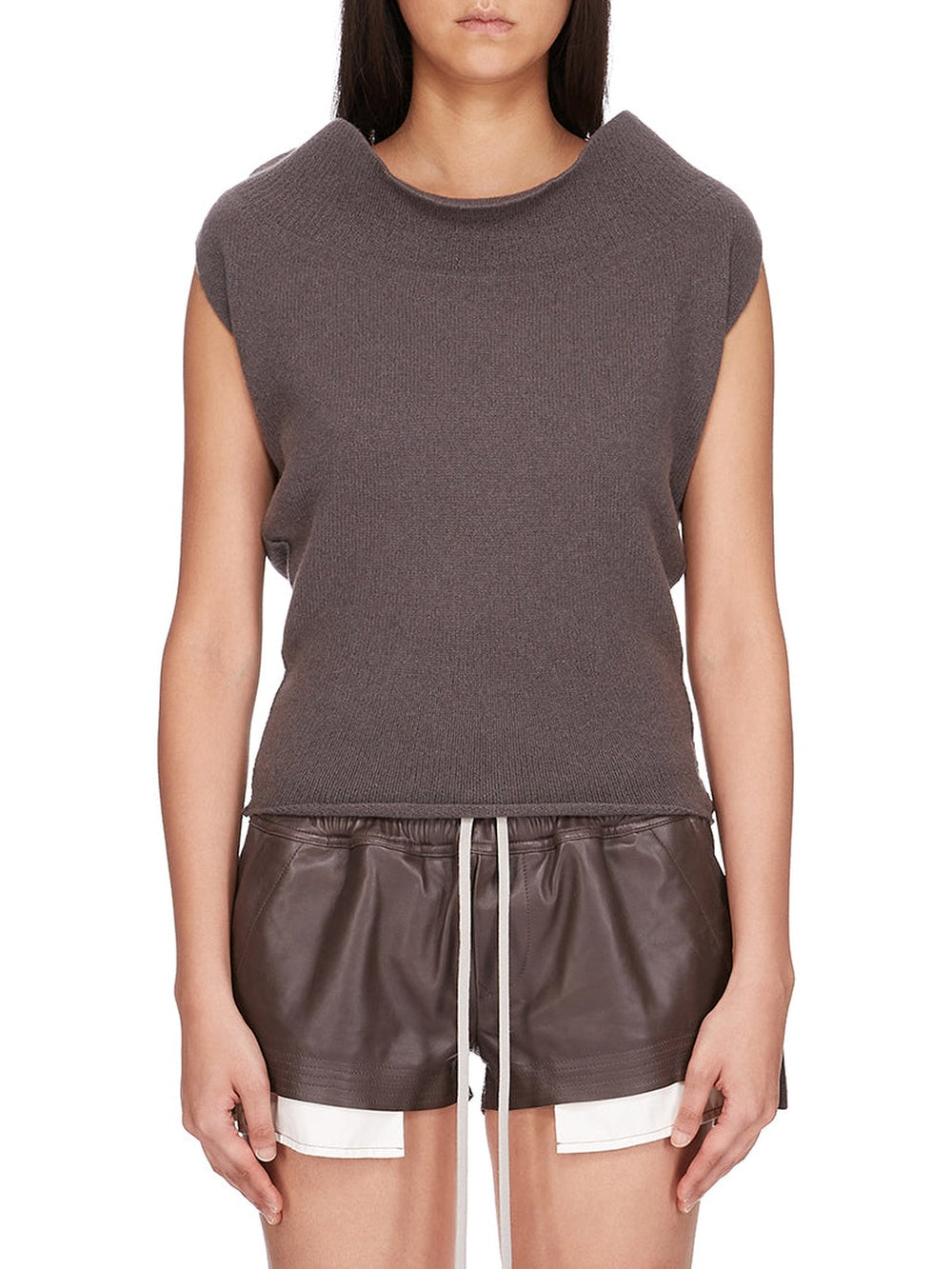 Top SL Shroud en cachemire - Dark Dust