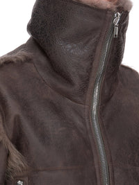 Exploder sheepskin jacket - Dark Dust