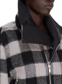 Exploder wool jacket - Black Plaid