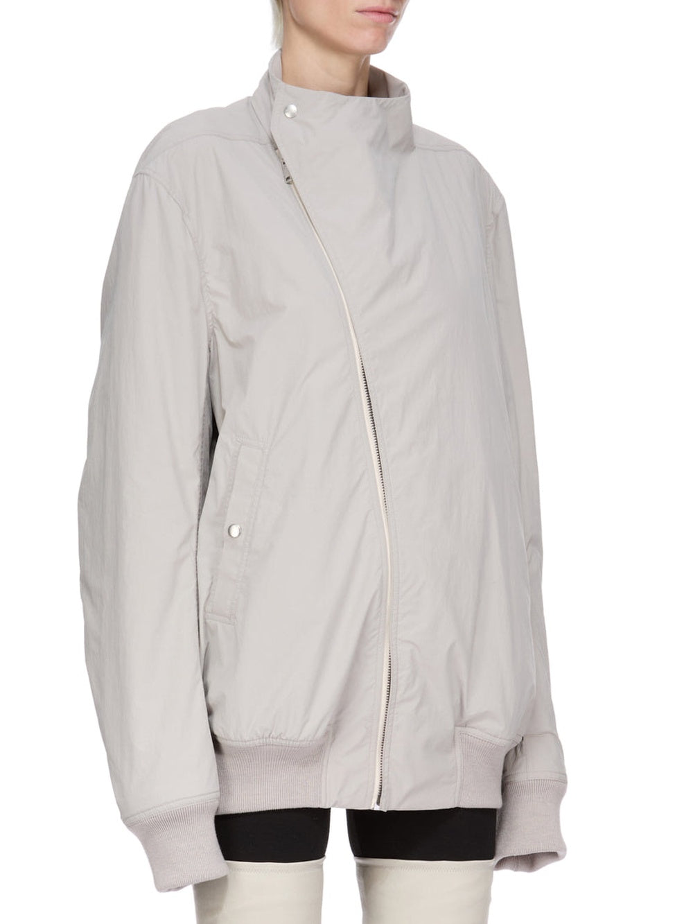 Hollywood Flight Bomber Jacket - Pearl