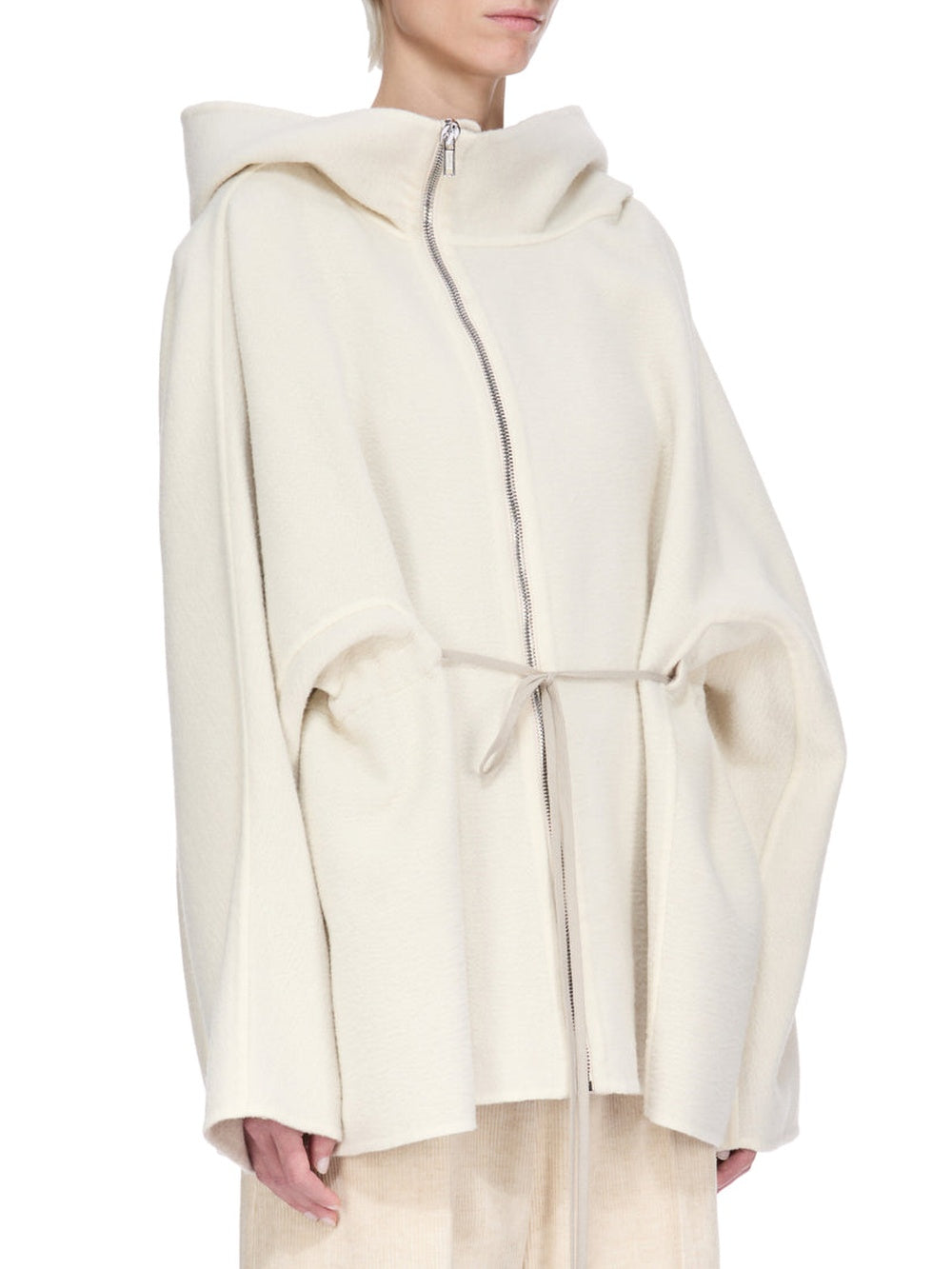 Hooded jacket with zip fastening - Milk & Pearl