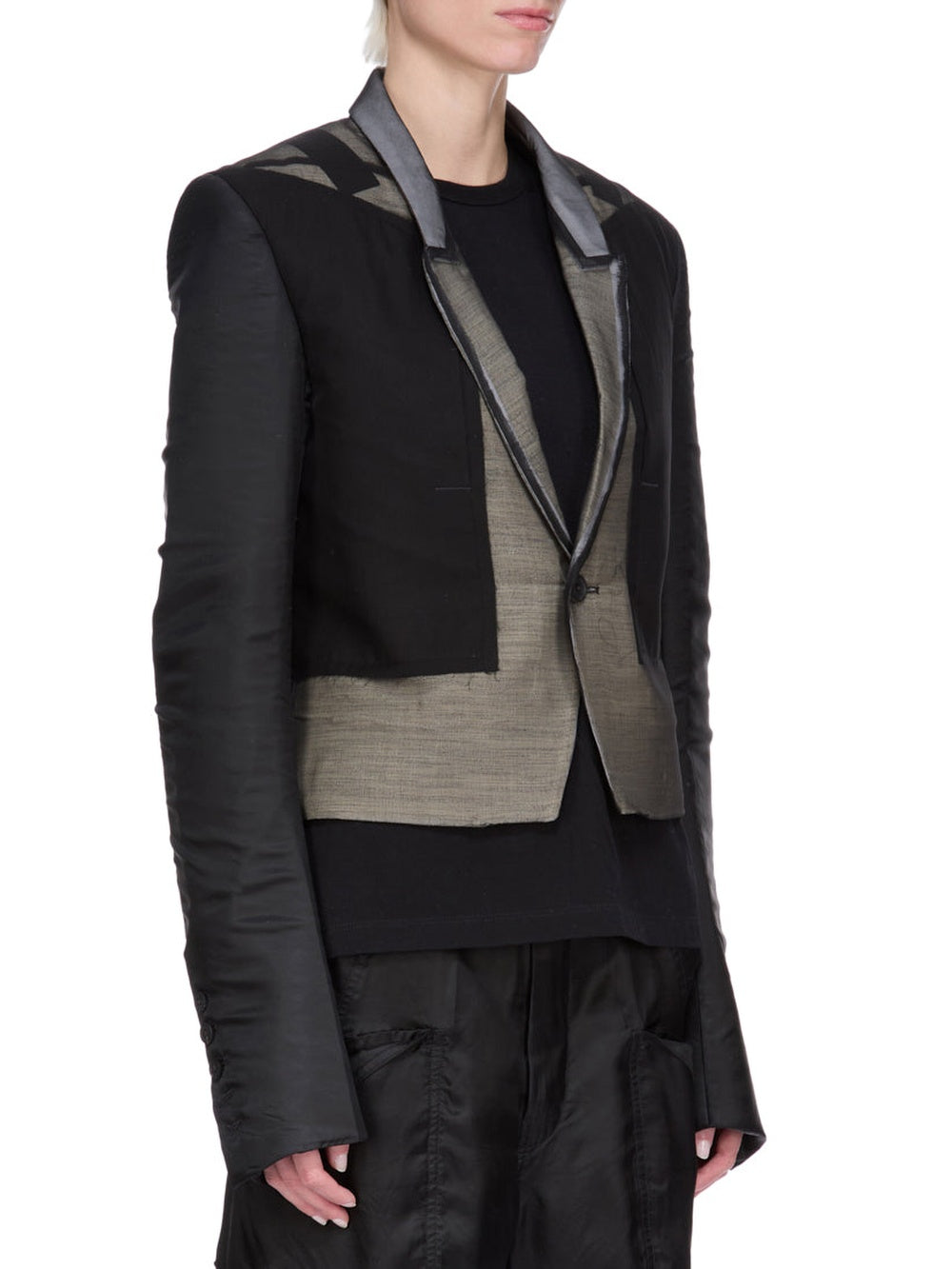 Alice silk jacket - Black