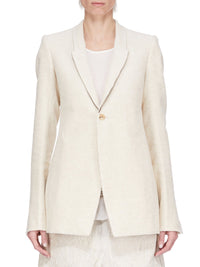 Extreme Soft linen-blend blazer - Natural