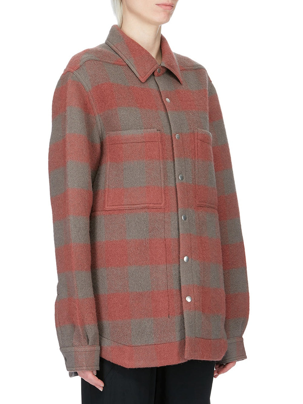 Wool overshirt - Rosewood Plaid