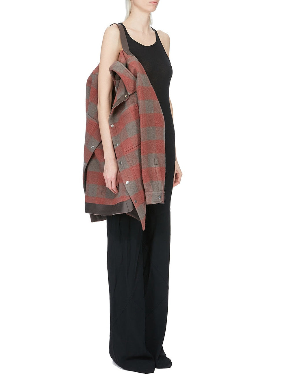 Wool overshirt - Rosewood Plaid