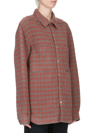 Wool overshirt - Rosewood Plaid