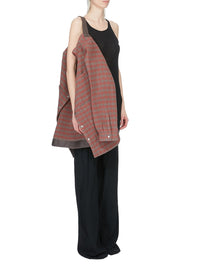 Wool overshirt - Rosewood Plaid