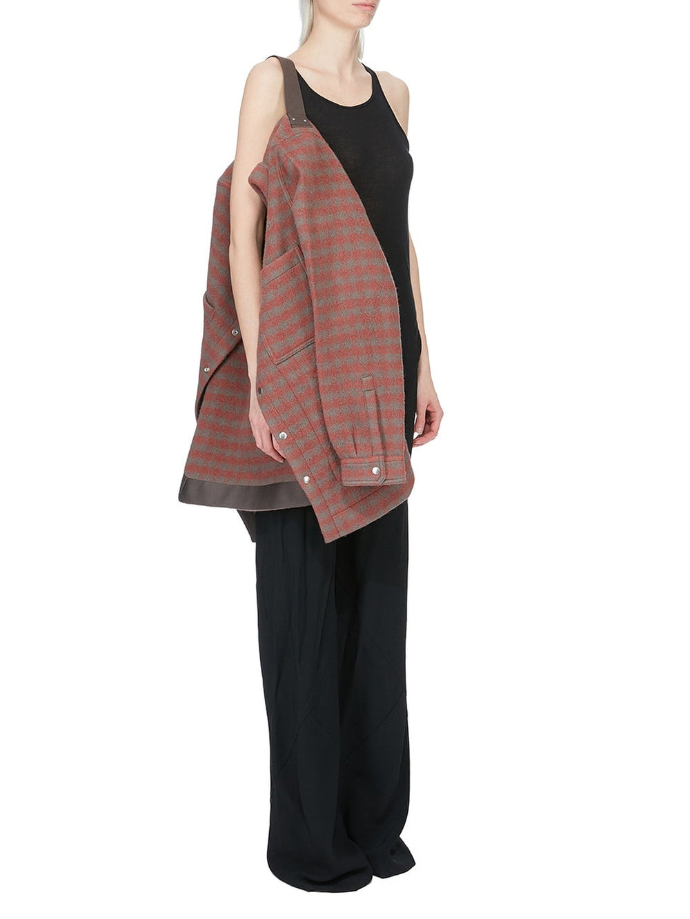 Wool overshirt - Rosewood Plaid