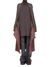 Museum wool coat - Rosewood Plaid