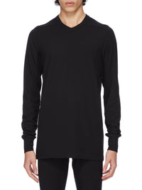 T-shirt thermique en maille - Black
