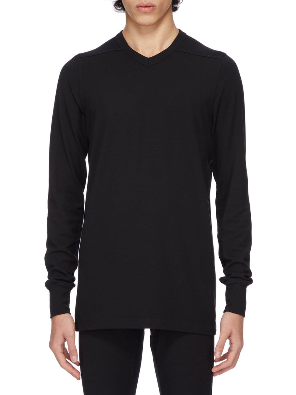 T-shirt thermique en maille - Black