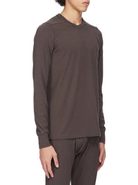 Thermal knitted T-shirt - Dark Dust