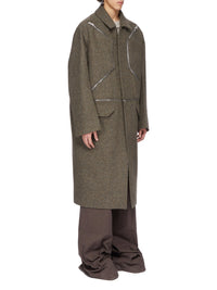 Blixa Jumbo wool coat - Bosco