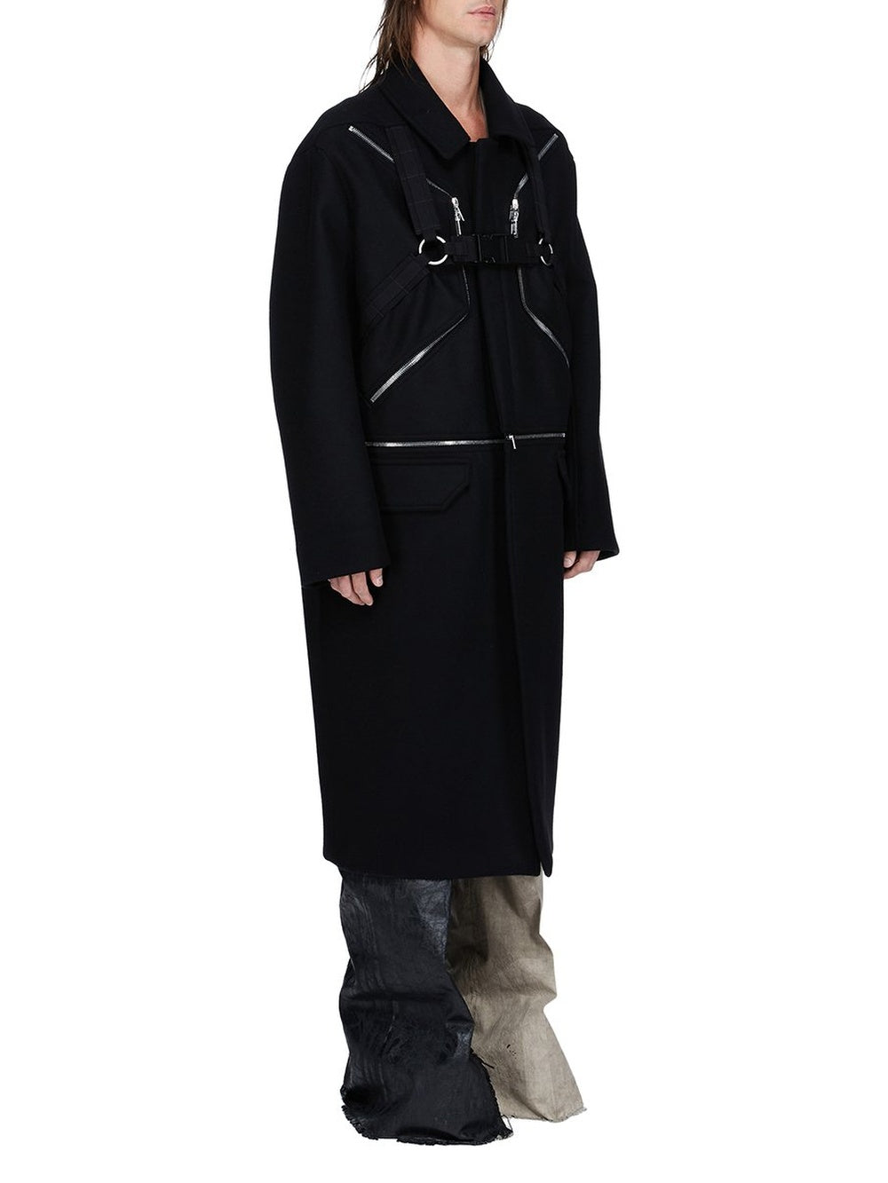 Manteau Blixa Jumbo en laine - Black