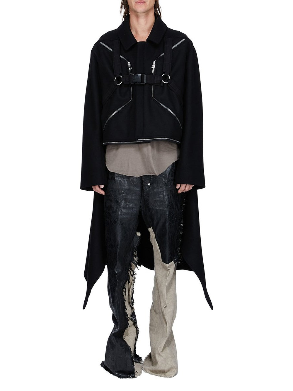 Manteau Blixa Jumbo en laine - Black